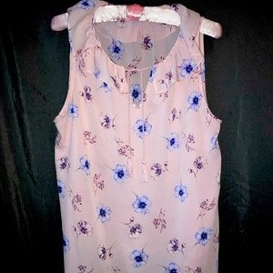 Juicy Couture Sleeveless Floral Top